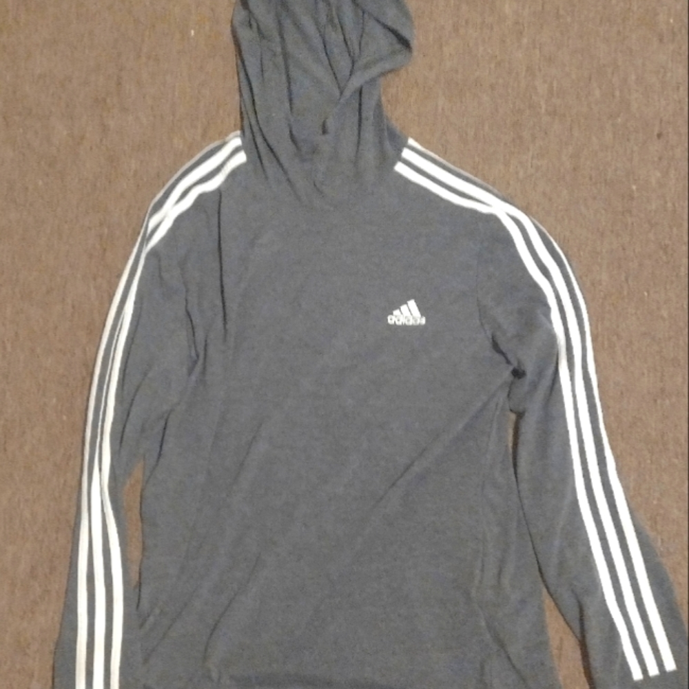 Grey Adidas hoodie large